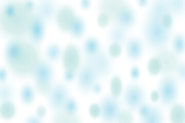 青色のぼやけた背景イラスト