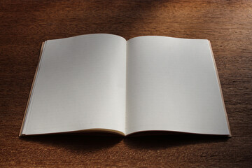 白紙のノート（合成素材）
