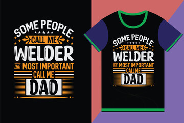 My Favorite people call me DAD t-shirt design, DAD typography colorful vector t-shirt design, 
      print ready t-shirt Design, DAD T-shirt design art vector.DAD day t-shirt design.
