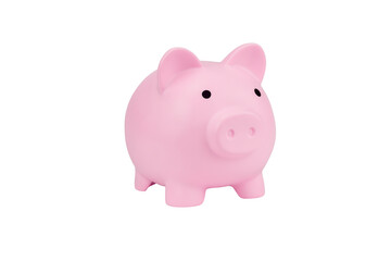 Pink piggy bank