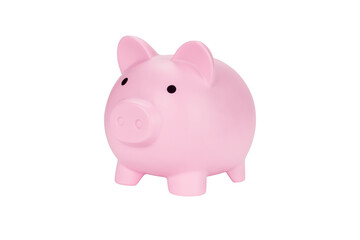 Pink piggy bank
