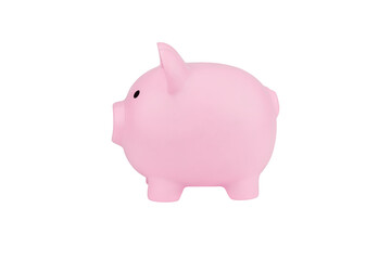 Pink piggy bank