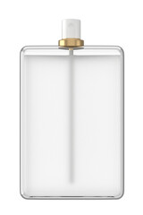 skincare glass parfume bottle mockup packaging in white gold