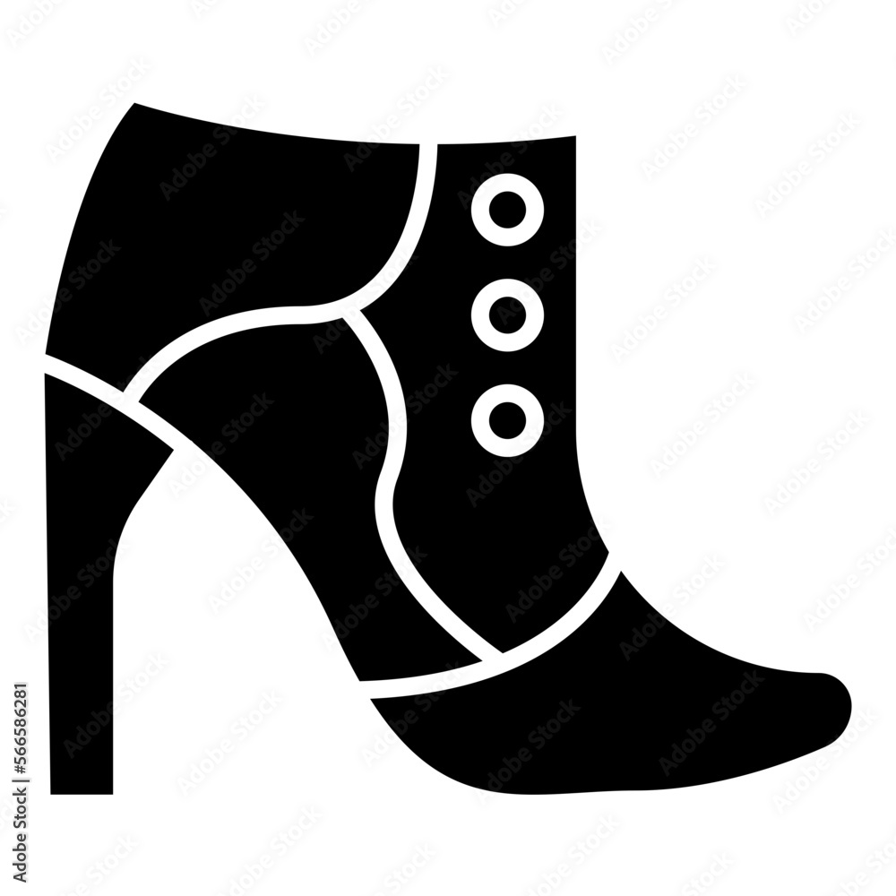 Poster high heels icon