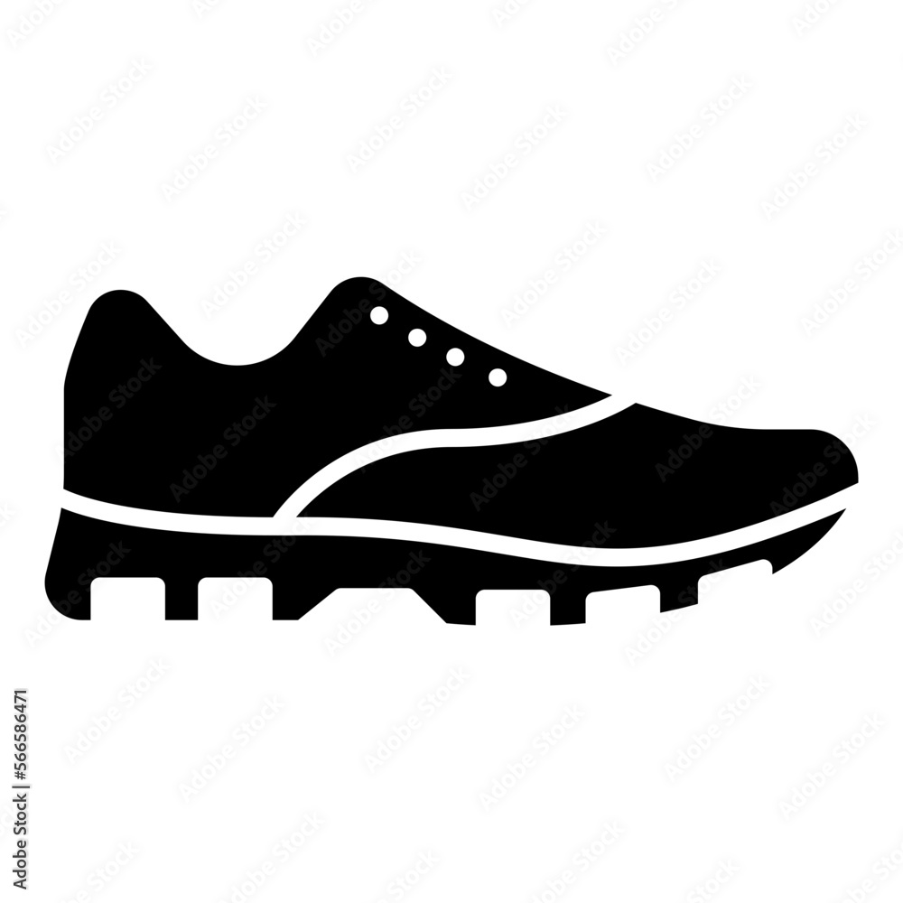 Sticker shoes icon