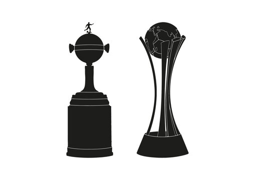 Ta&ccedil;a Silhueta Vetor &Iacute;cone Copa de Futebol do Brasil