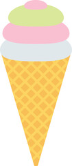 ice cream   cone and  frozen