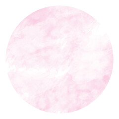 pink circle with white cloud