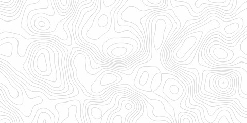 Topographic map. Geographic mountain relief. Abstract lines background. Contour maps. Vector illustration, Topo contour map on white background, Topographic contour lines vector map seamless pattern.