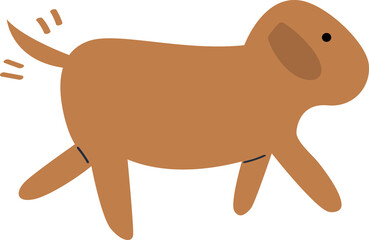 A brown dog