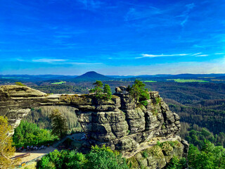 view from the top of the mountain