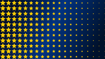 gradient vector background with stars, space background