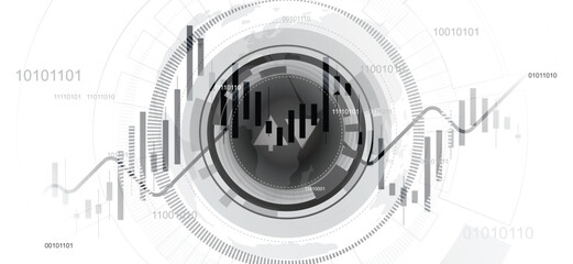 Obraz premium Technology cloud data abstract background design. for creative work digital. security network.