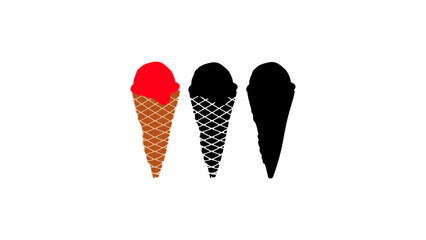 Ice Cream silhouette