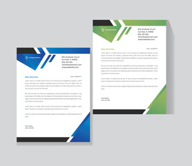 Modern company letterhead