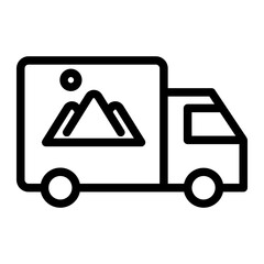truck line icon
