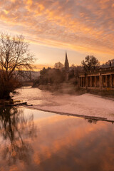 Obraz premium Walking around the historic city of Bath, Uk