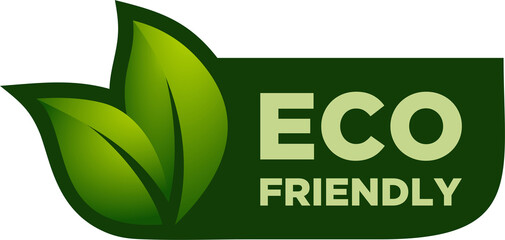 Eco friendly Healthy natural product label logo design