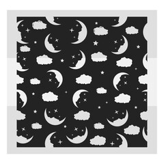 Moon Pattern, Seamless background Pattern With Moon, Moon Pattern, Moon, Seamless Pattern Svg, Pattern, Background, Seamless Vector Illustration , Pattern Vector, SVG © Aesthetic Studio