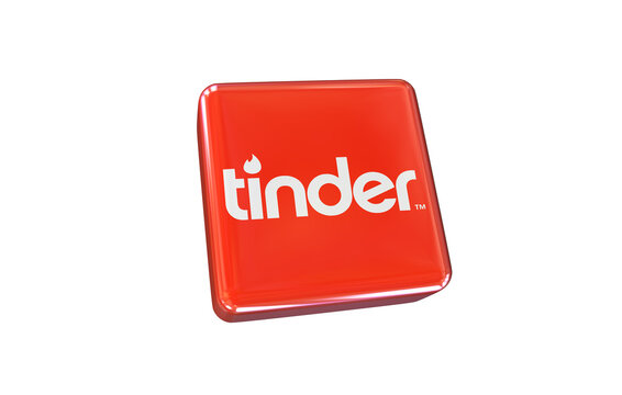 tinder, social media stock image