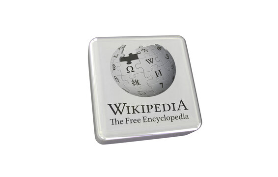 wikipedia, social media stock image