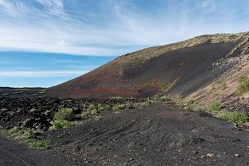 volcanic landscape in Lanzarote