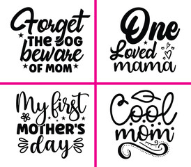 Mother's day svg design bundle