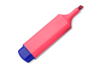 Colored Markers Isolated on a White Background.