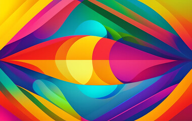 Obraz premium Modern Abstract Background, Backdrop, Design Element, Poster Banner or Flier With Space For Text - Generative AI