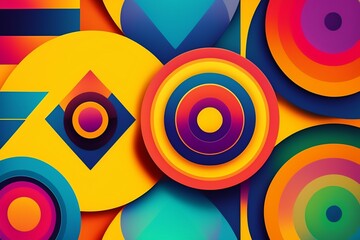 Modern Abstract Background, Backdrop, Design Element, Poster Banner or Flier With Space For Text - Generative AI
