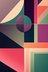 Obraz premium Modern Abstract Background, Backdrop, Design Element, Poster Banner or Flier With Space For Text - Generative AI