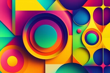 Obraz premium Modern Abstract Background, Backdrop, Design Element, Poster Banner or Flier With Space For Text - Generative AI