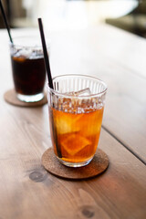 アイスティーとアイスコーヒー