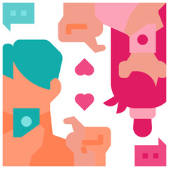 chat flat icon