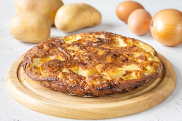 Spanish tortilla omelette