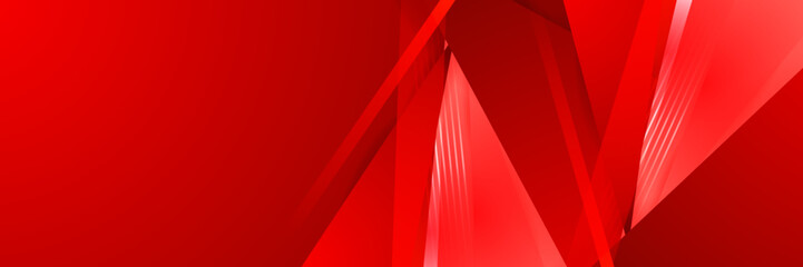 red modern abstract banner background design