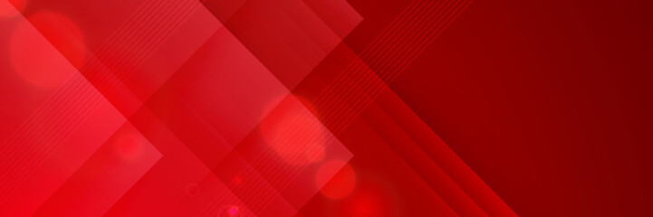red banner background