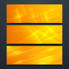 abstract modern yellow lines background vector illustration with orange gradient color