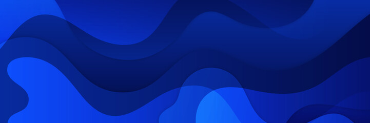 Abstract background banner dark blue with modern corporate concept
