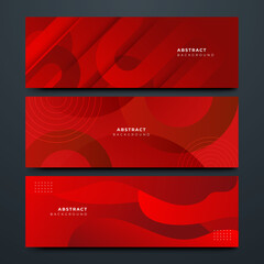 Abstract red banner background modern hipster futuristic graphic. Red background with stripes. Vector abstract background texture design, bright poster, banner red and black background