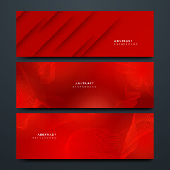 Fototapeta premium red banner background