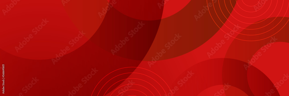 Wall mural modern dark red abstract banner design background. abstract element pattern vector shaped background