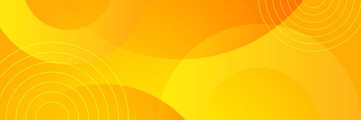 Abstract orange gradient illustration background banner