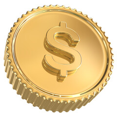 gold coin 3d