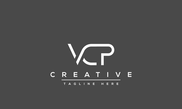 VCP letter logo design vector. VCP VC monogram illustration symbol.