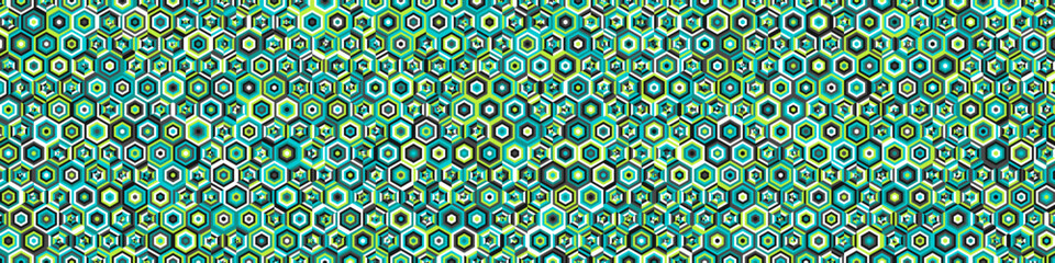 Hexagonal Maze pattern abstract illustration