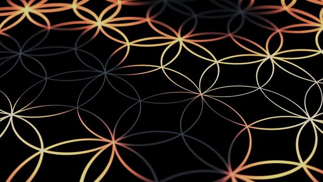 flower of life pattern, spirituality background can be used to represent buddhism, yoga or meditation