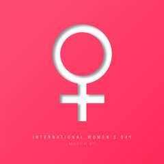 International women's day March 8th vector illustration