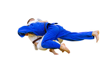athletes judoka fight judo competition