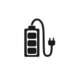 Vector illustration, battery,icon of an electrical power supply device.